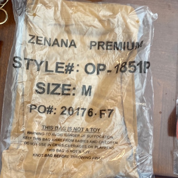 ZENANA camel ankle length legging - Picture 2 of 2